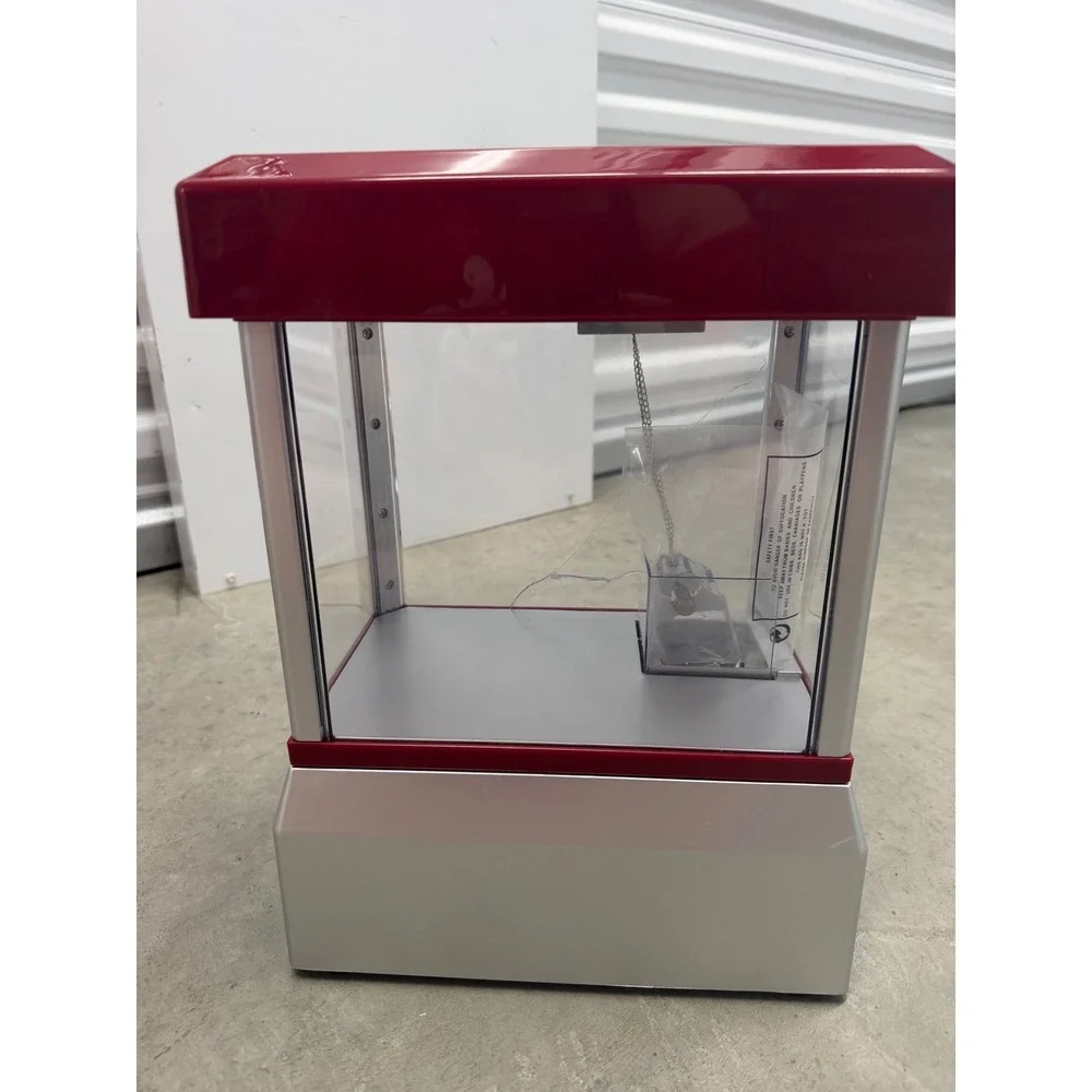 The Claw Toy Grabber Machine Red Silver Arcade Game Tabletop For Parts Repair